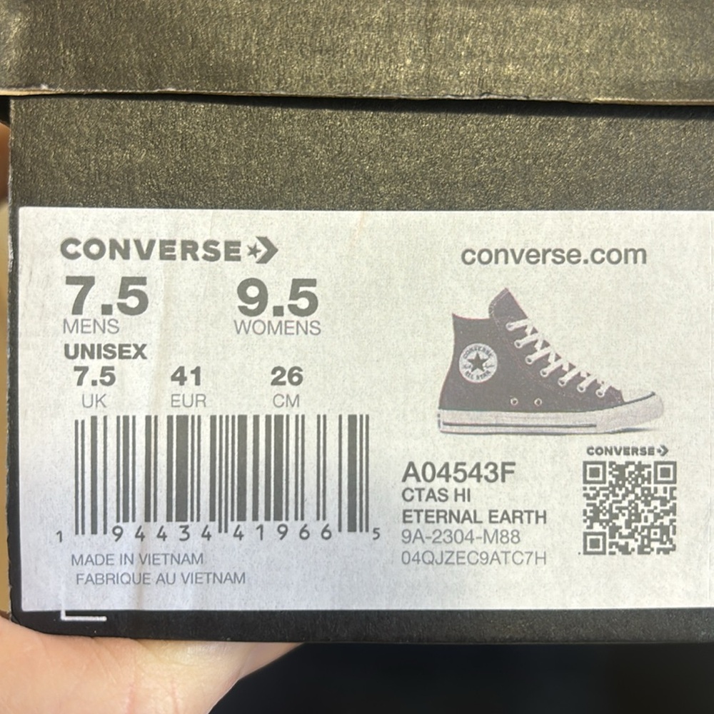 Converse - High Top brown earth lace up shoe - Picture 4 of 4